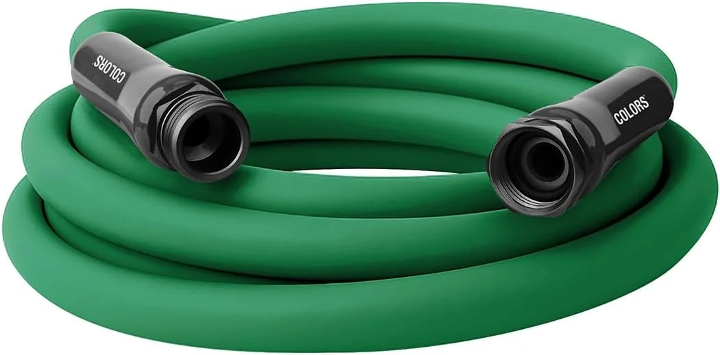 Garden Hose 5/8 in. x 100 ft., Lightweight All-Weather Water Hose, Durable and Flexible, Leak-Free Connections