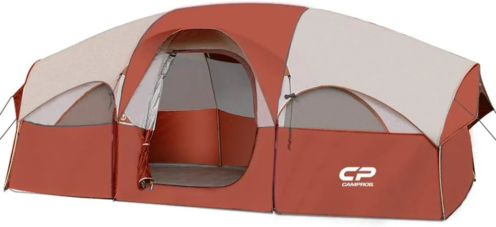 CP Tent 8 Person Camping Tents, Weather Resistant Family Tent, 5 Large Mesh Windows - Image 3