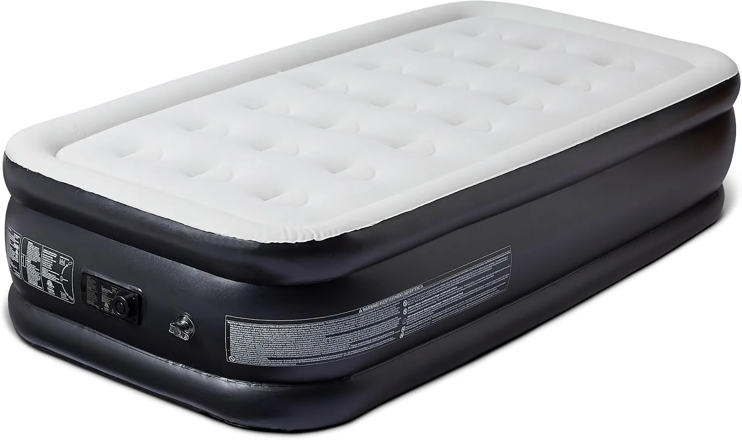 Basics Inflatable Air Mattress with Built-in Electric Pump, Queen Size, 22-Inch Height, for Camping or Travel - Image 2