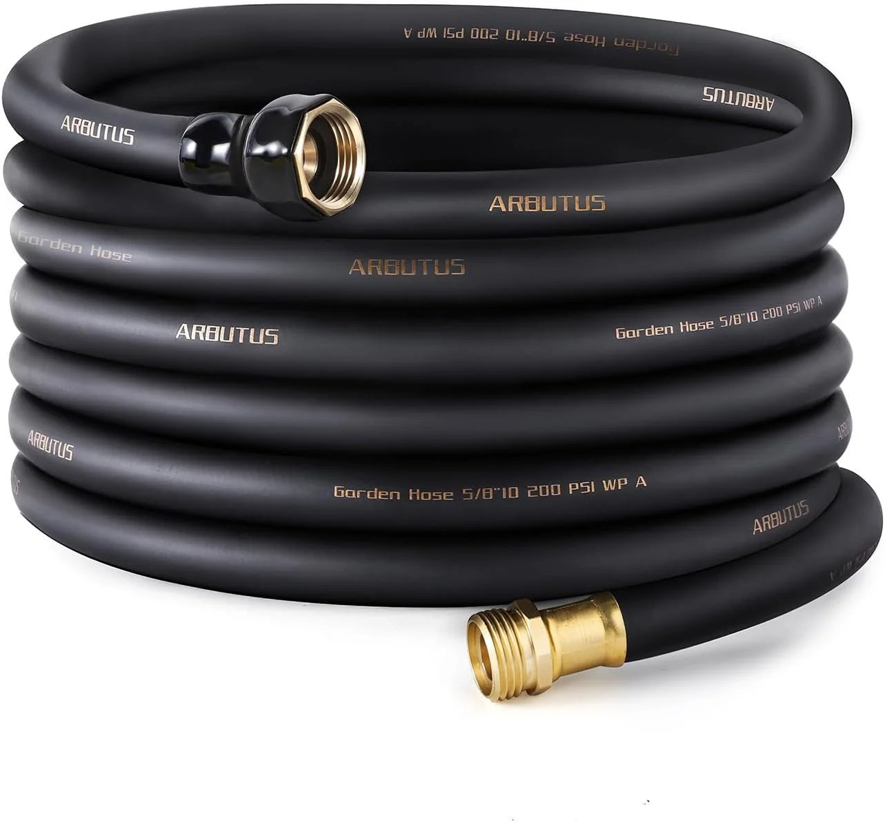 Hose 5/8 x 100ft, Brass Rubber Heavy Duty Water Hose 600 PSI Burst Pressure - Image 15