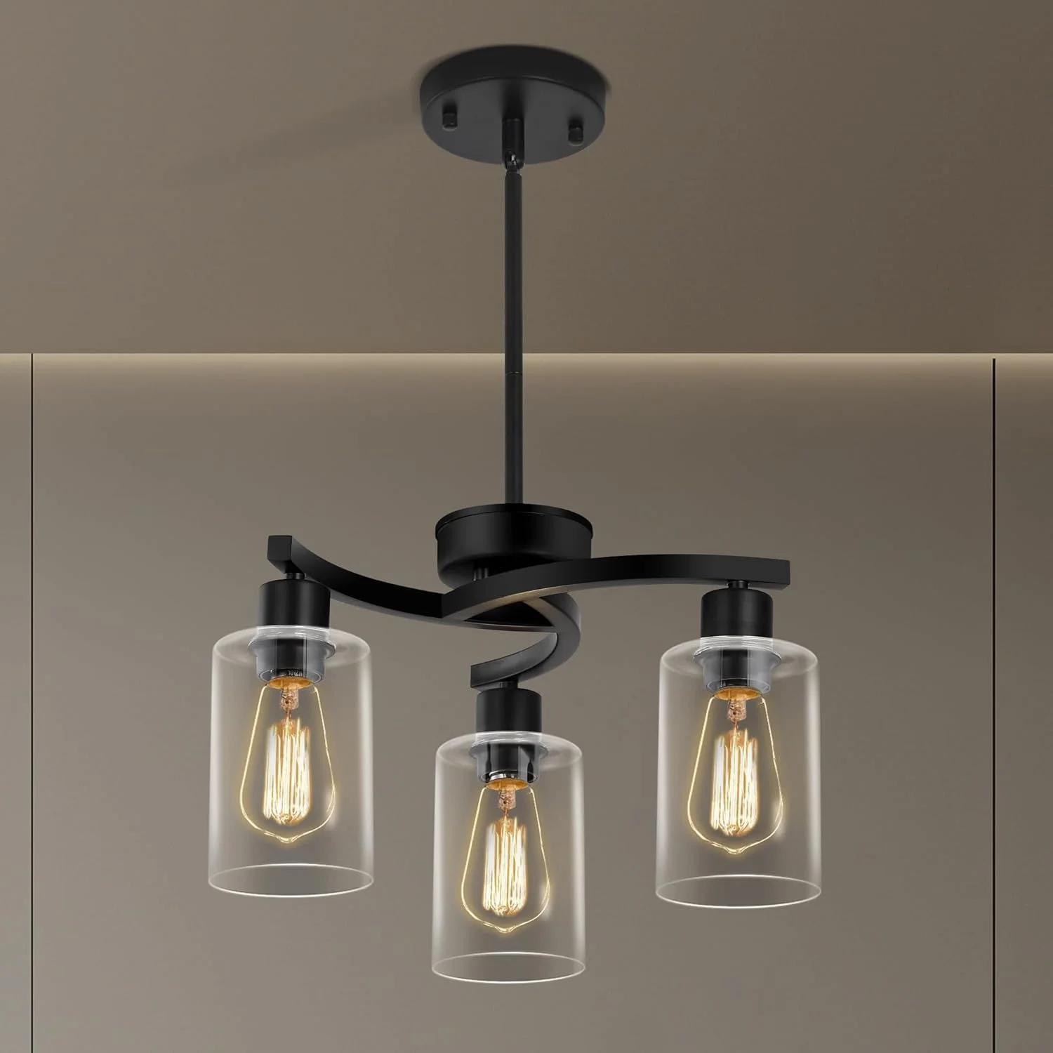 6 Light Modern Chandeliers for Dining Room - Image 2