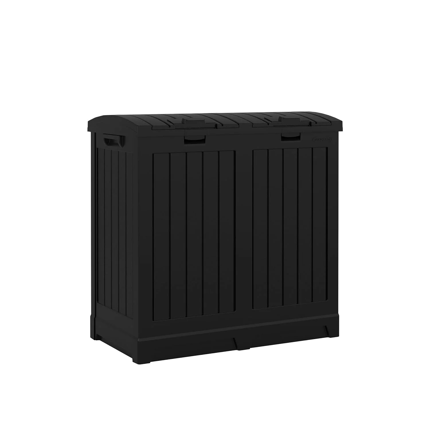 33 Gallon Commercial Outdoor Trashcan Hideaway with Lid for 30 to 33 Gallon Trash Bags for Garage, Backyard - Image 4