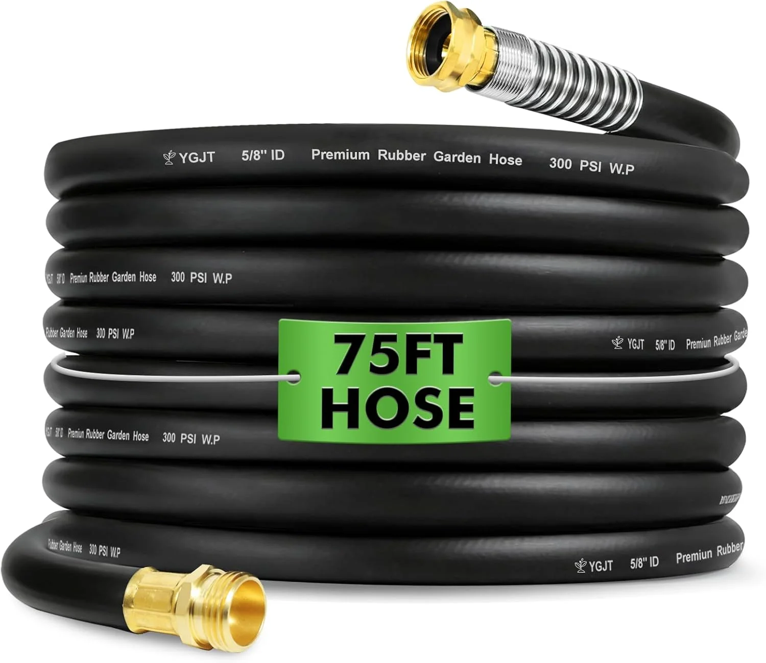 Duty Garden Hose 75FT x 5/8, 300psi Working, 1100psi Burst - Image 2