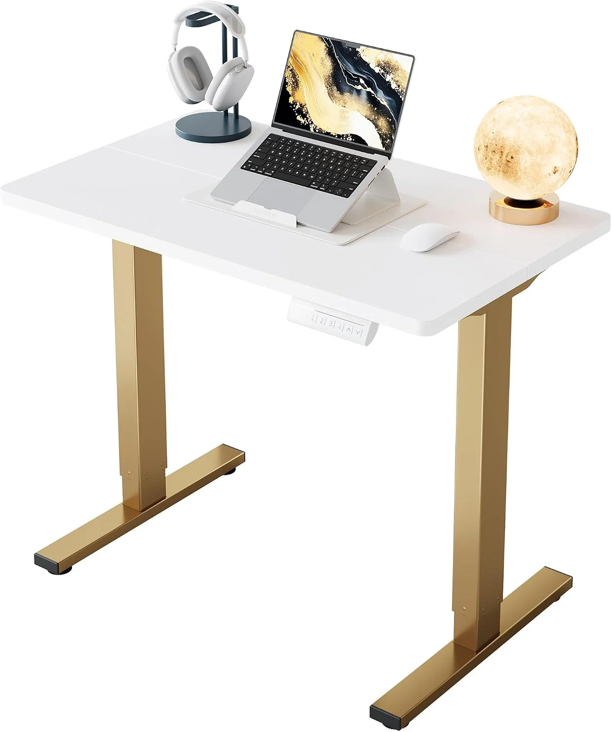 32 Small Electric Standing Desk Adjustable Height, 4 Memory Height Settings - Image 31