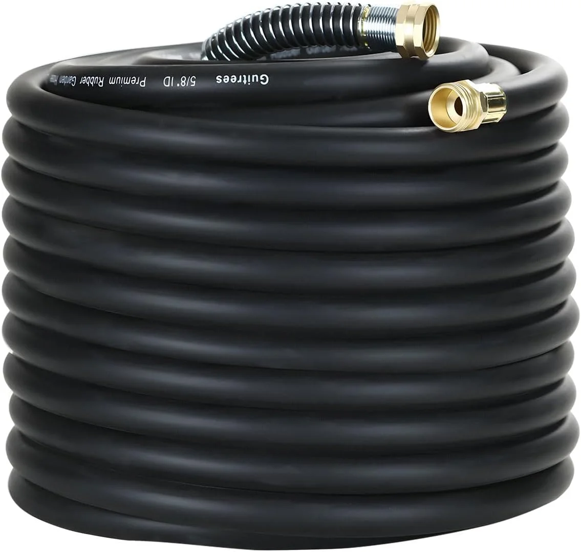 50FT 5/8 Heavy Duty Rubber Garden Hose, 300psi Working, 1000psi Burst - Image 9