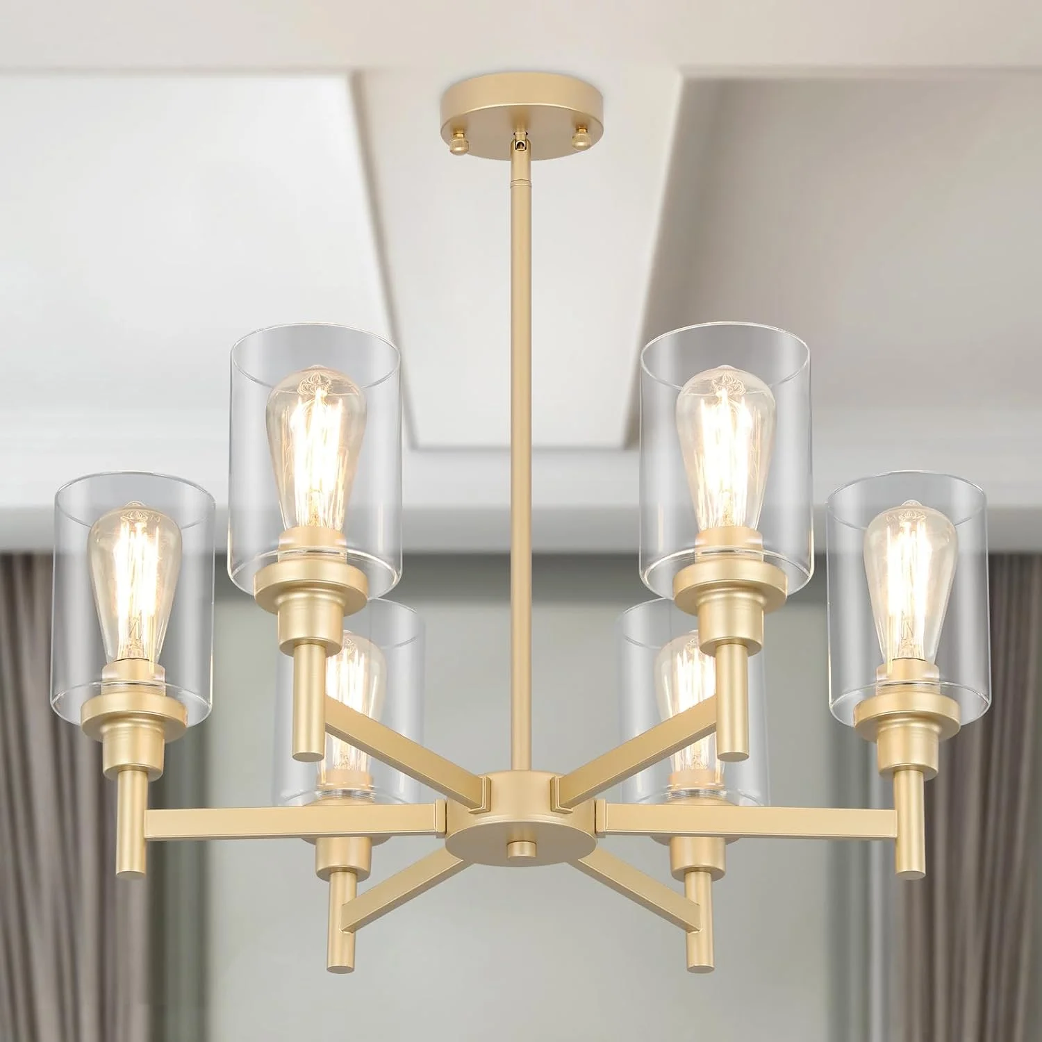 Chandelier, 6 Light - Image 7