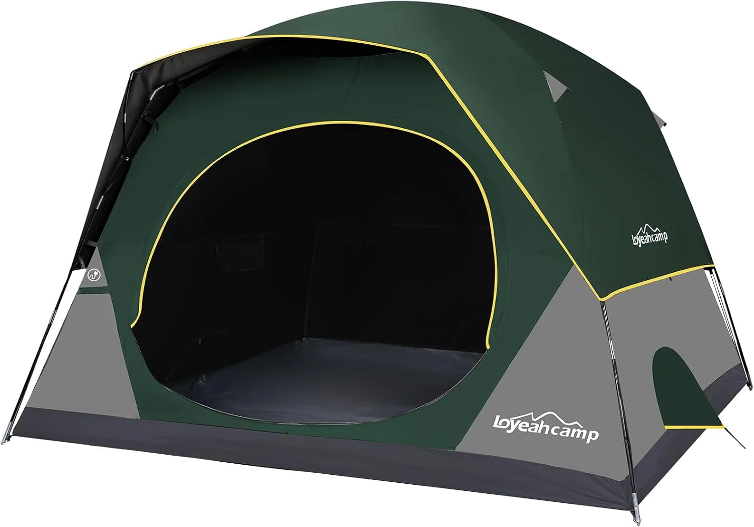 Tent 4/6 Person Blackout Camping Tent with Rainfly, Waterproof Portable Double Layer Family Dome Tent for - Image 5