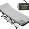 Camping Cot Pad 2 Inch Memory Foam, Camping Pad for Folding Cot and Foldable Cot, Portable Roll Up Camp Gear for