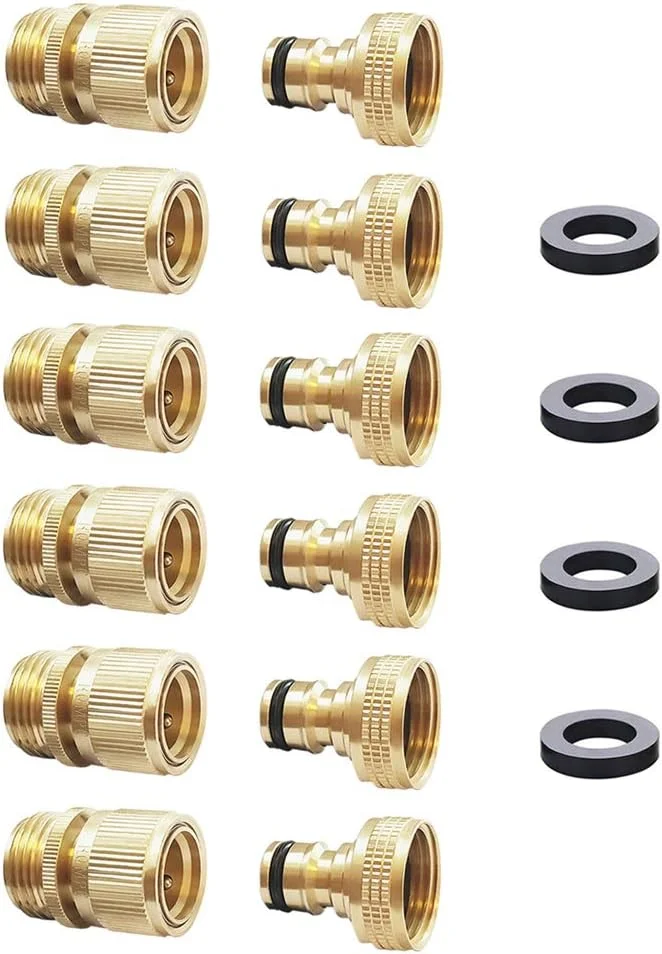 Hose Quick Connector Water Hose Qucik Connect Garden Hose Connectors Brass Hose connectors Water Quick Connect - Image 2
