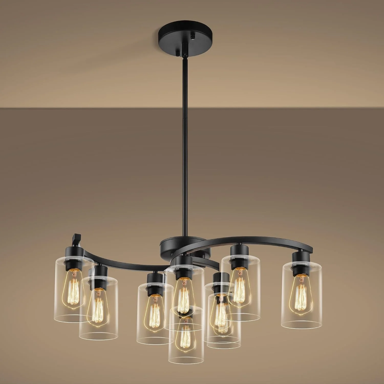 6 Light Modern Chandeliers for Dining Room - Image 3