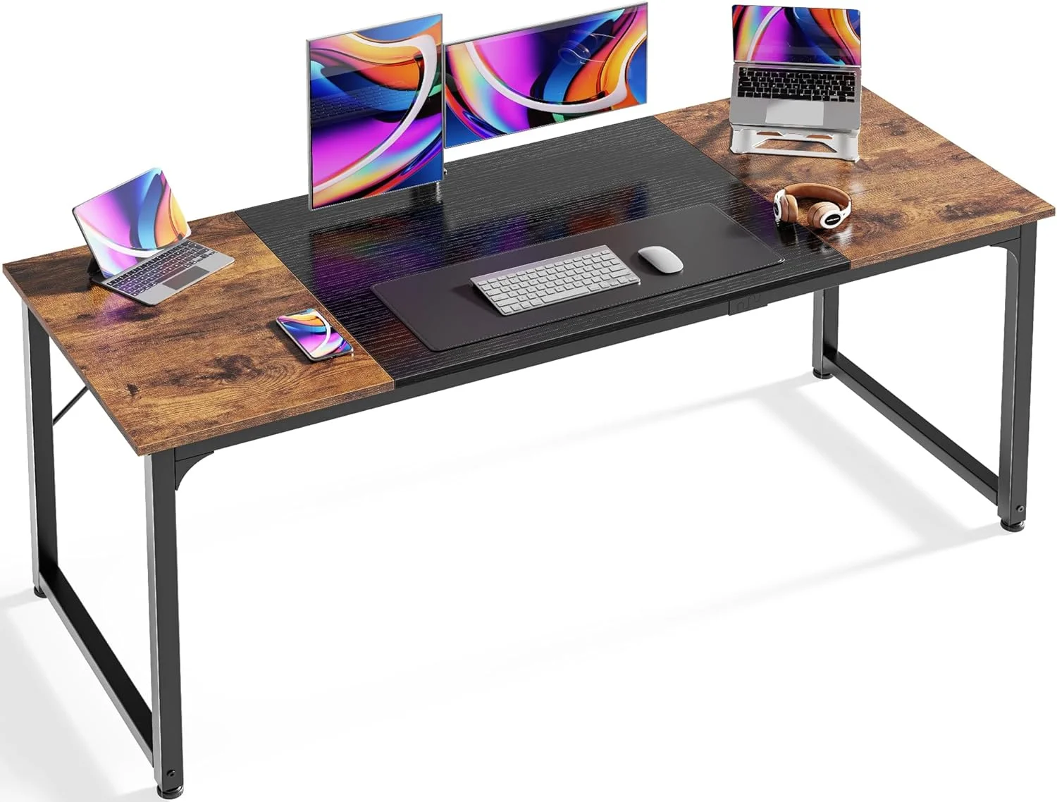 Computer Desk, 55 Inch Home Office Desk - Image 4