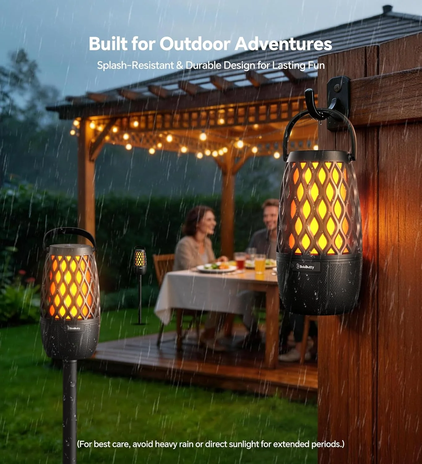 Speakers Gifts for Men Bluetooth Speaker with Lights Multi-Sync up to 100 Speakers Auto-Pairing HD Stereo Sound - Image 7