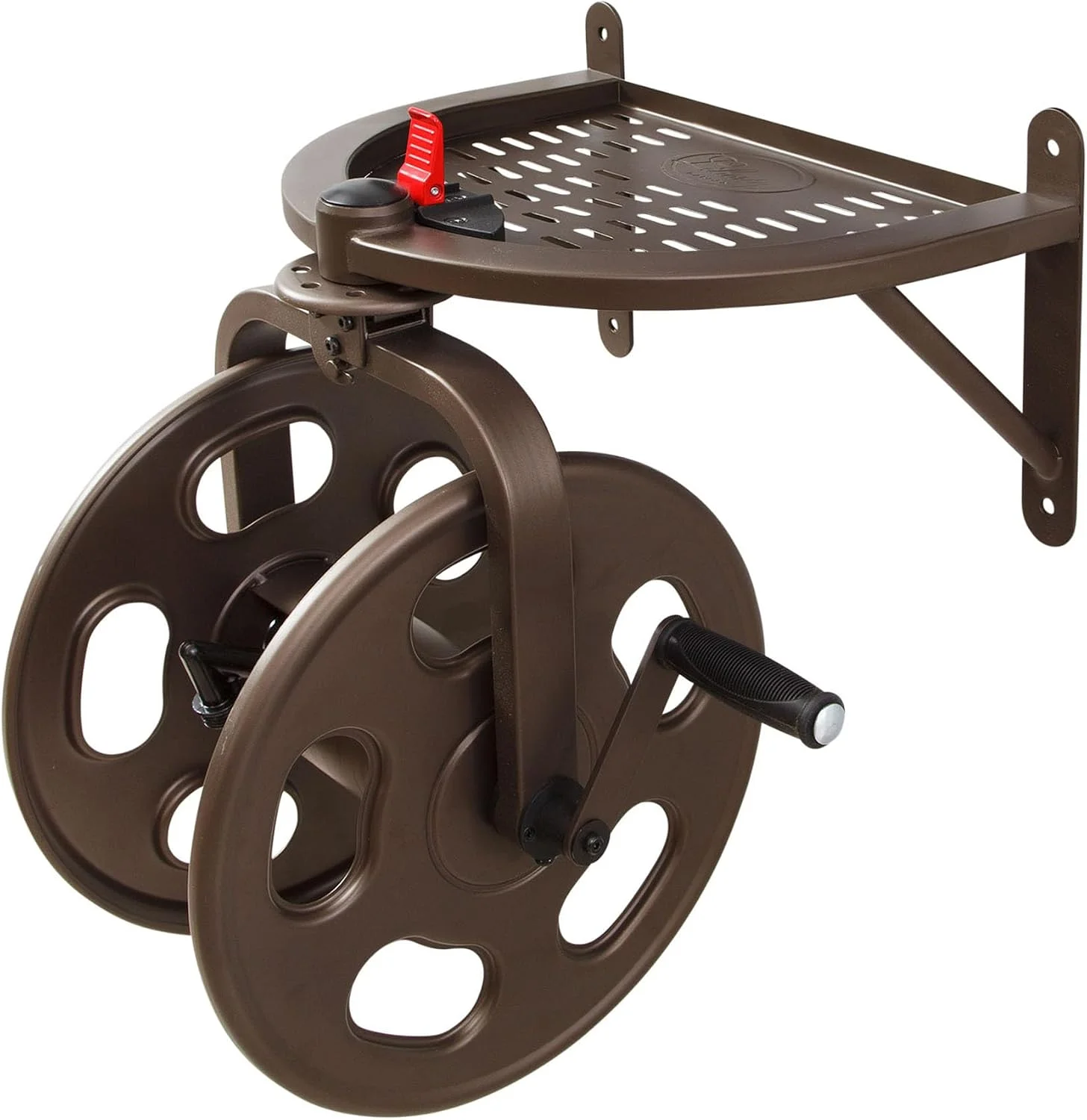 Garden 710 Navigator Rotating Garden Hose Reel, Holds 125-Feet of 5/8-Inch Hose - Bronze - Image 5