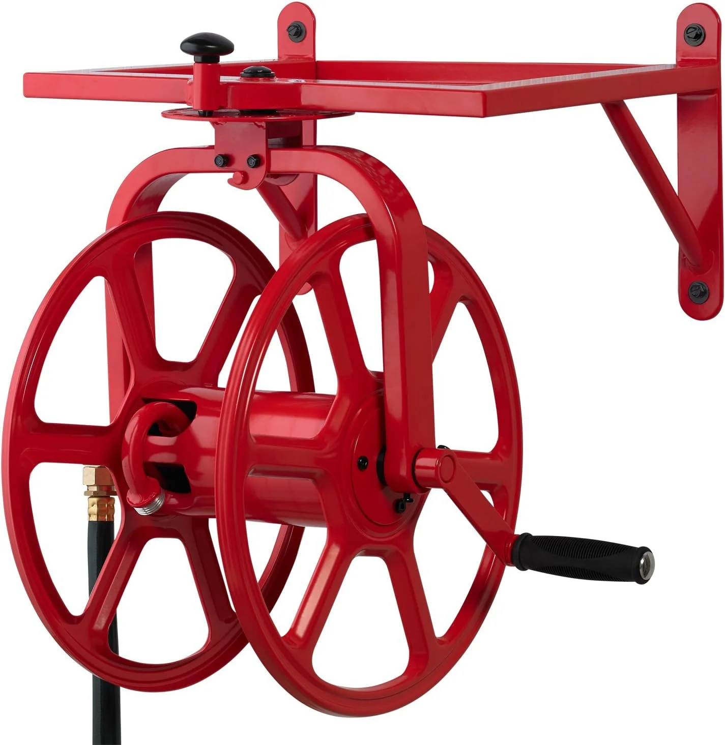 Garden 710 Navigator Rotating Garden Hose Reel, Holds 125-Feet of 5/8-Inch Hose - Bronze - Image 3
