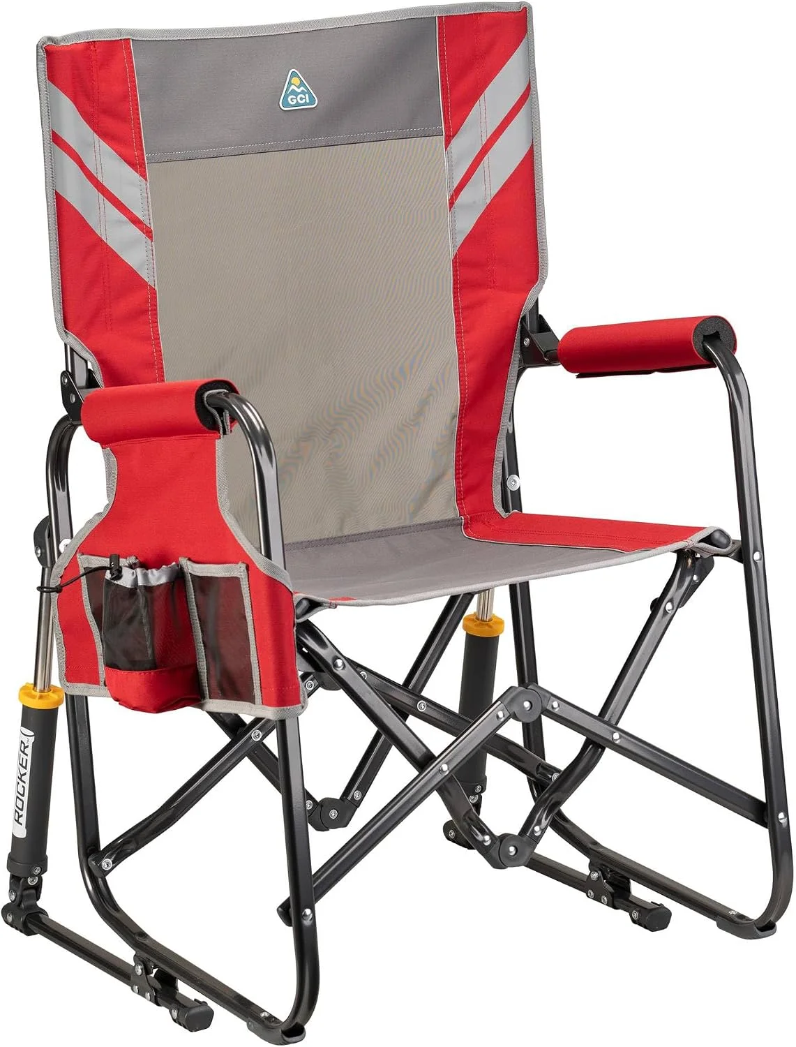 Outdoor Freestyle Rocker Camping Chair - Black - Image 17