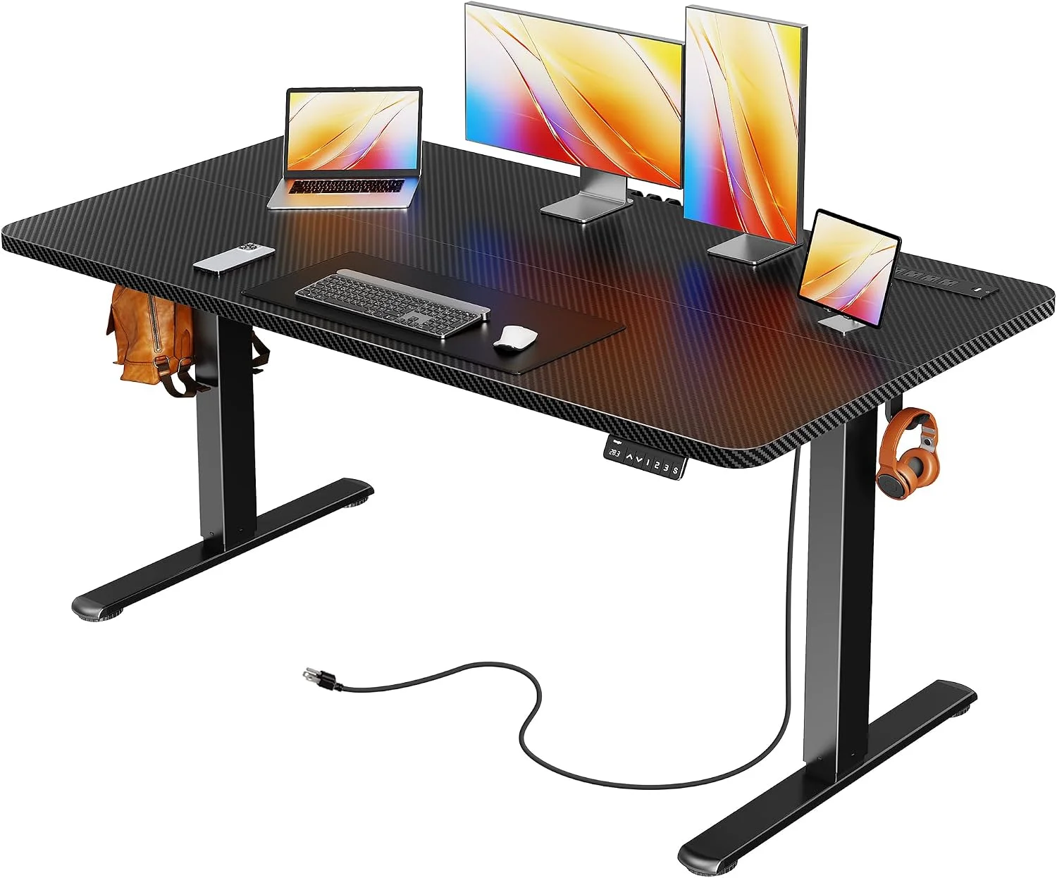 Electric Standing Desk with Power Outlets and USB-C Port, 47 X 24 Inch Height Adjustable Desk - Image 13