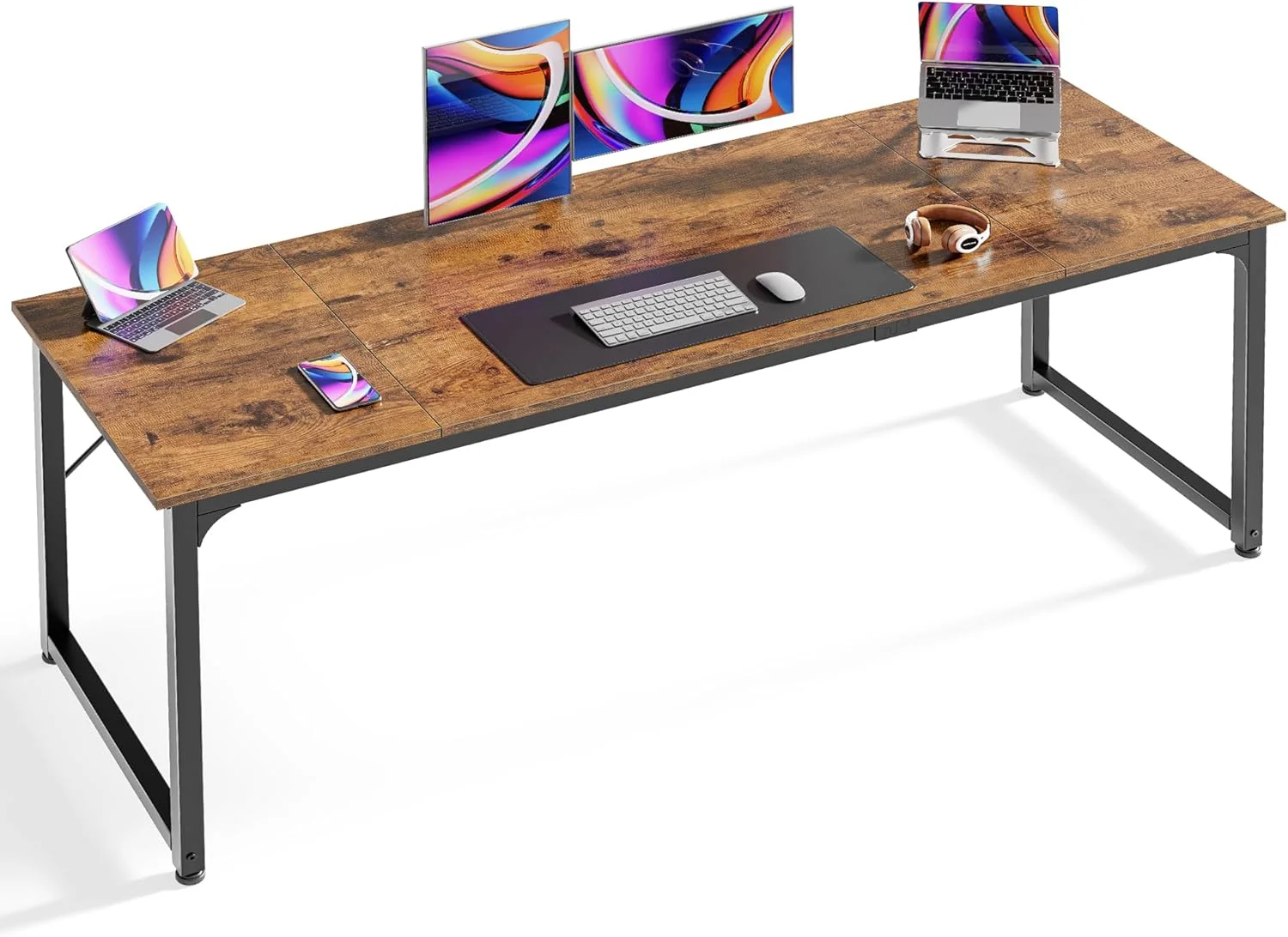 Computer Desk, 55 Inch Home Office Desk - Image 29