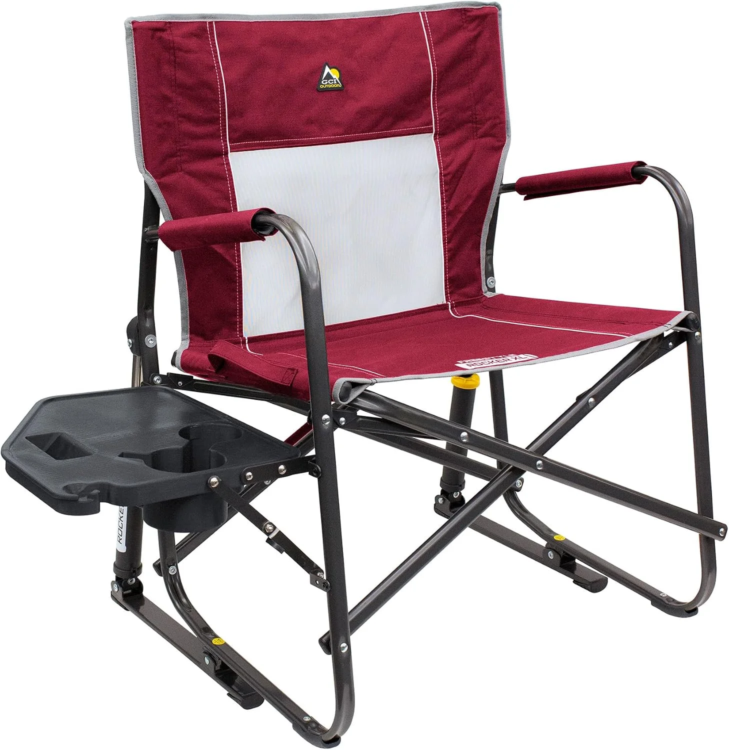 Outdoor Freestyle Rocker Camping Chair - Black - Image 13