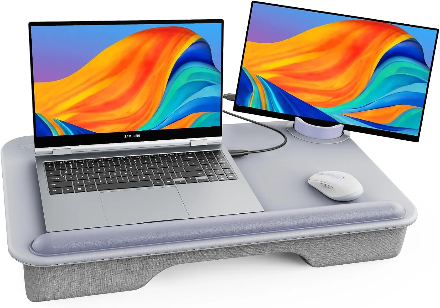 Laptop Lap Desk, Portable Laptop Desk for Bed, Fits Up to 17 Laptops & MacBook - Image 3