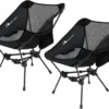 LENCE 2 Pack Portable Camping Chairs Backpacking Chair, The 4th Generation Ultralight Folding Chair