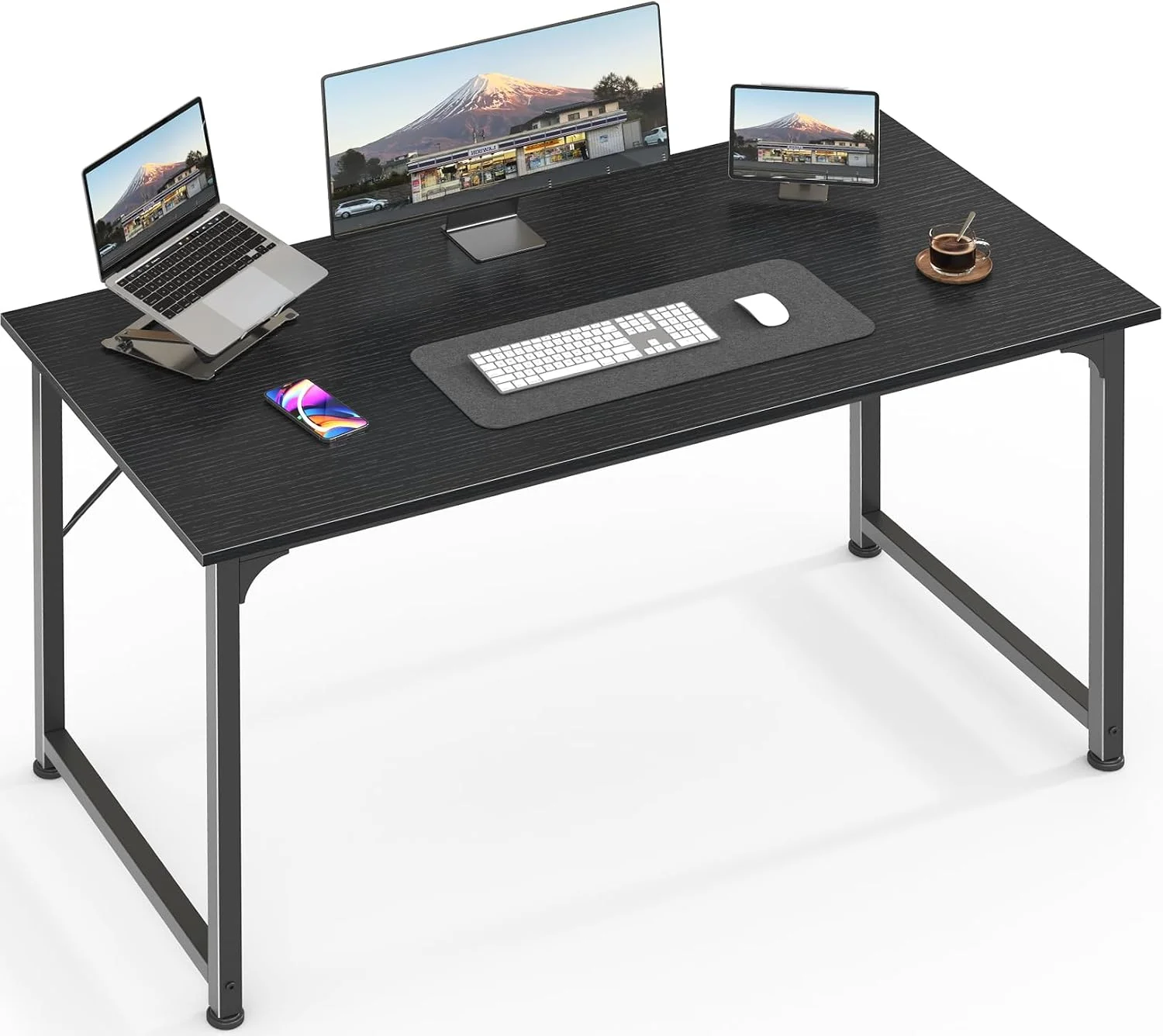 Computer Desk, 55 Inch Home Office Desk - Image 19