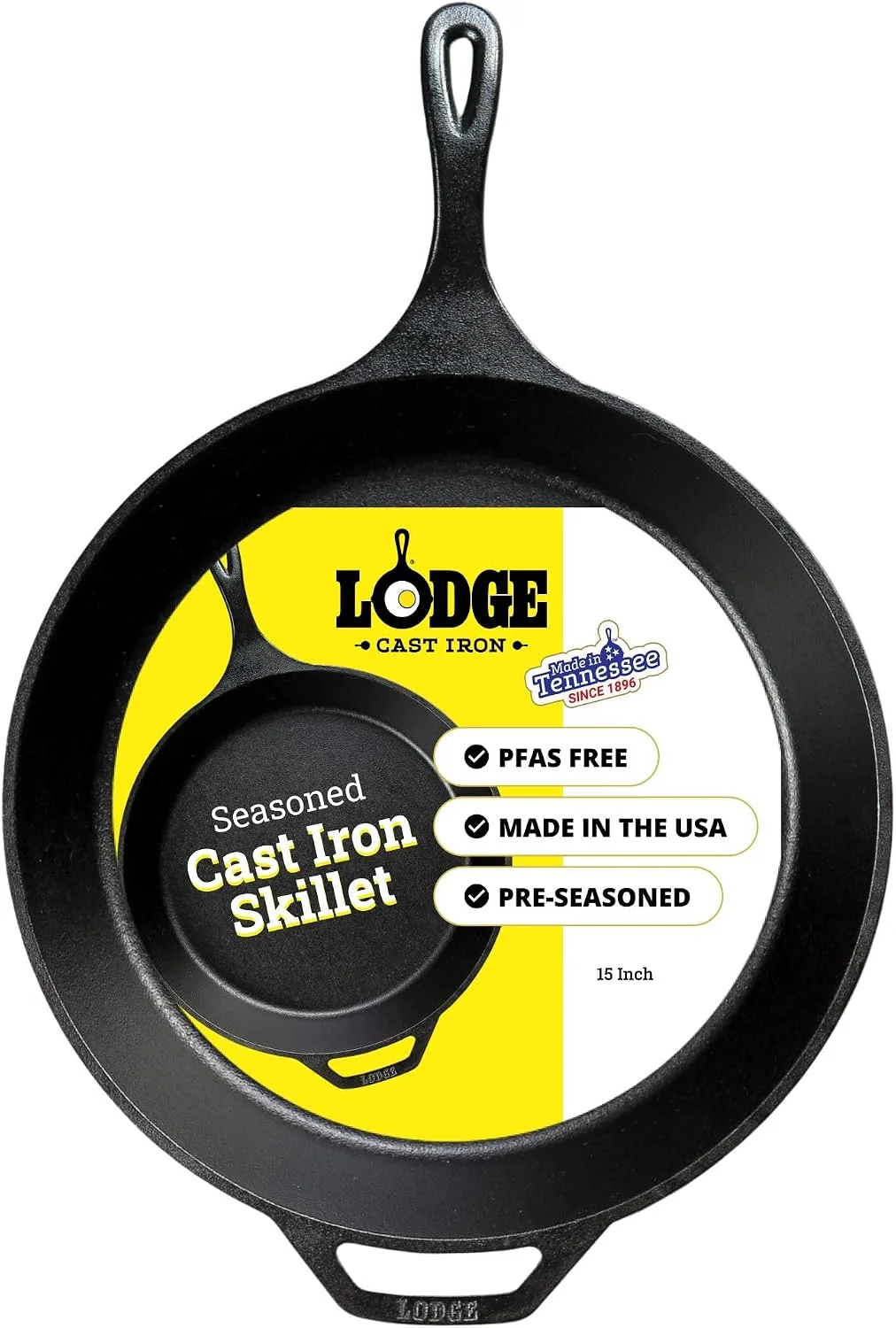 Seasoned Cast Iron Skillet Set 8, 10.25 & 12 Inches - Image 7