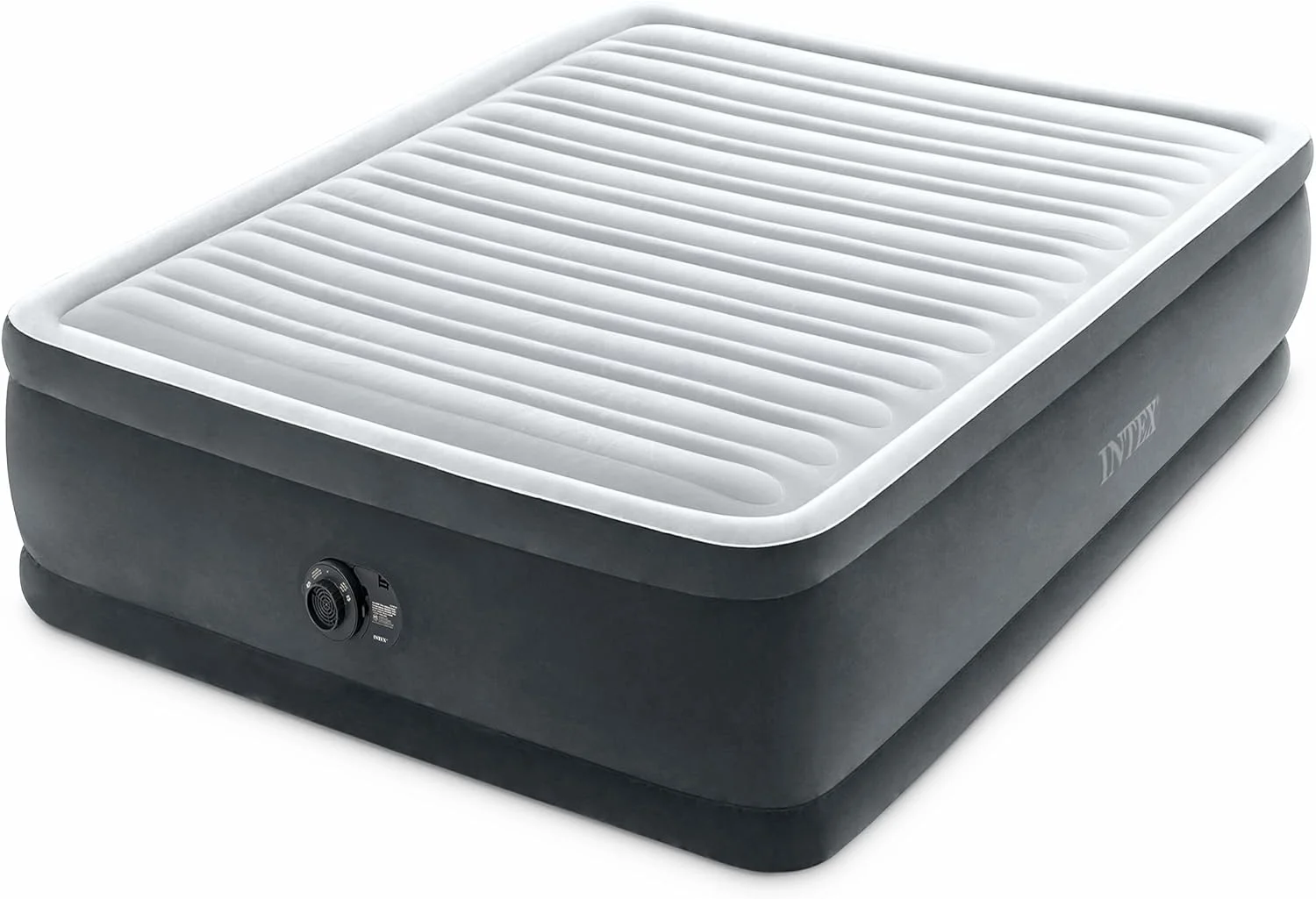 64417ED 22in Queen Dura-Beam Comfort Plush High-Rise Inflatable Air Mattress with Built in Pump for Travel and - Image 7