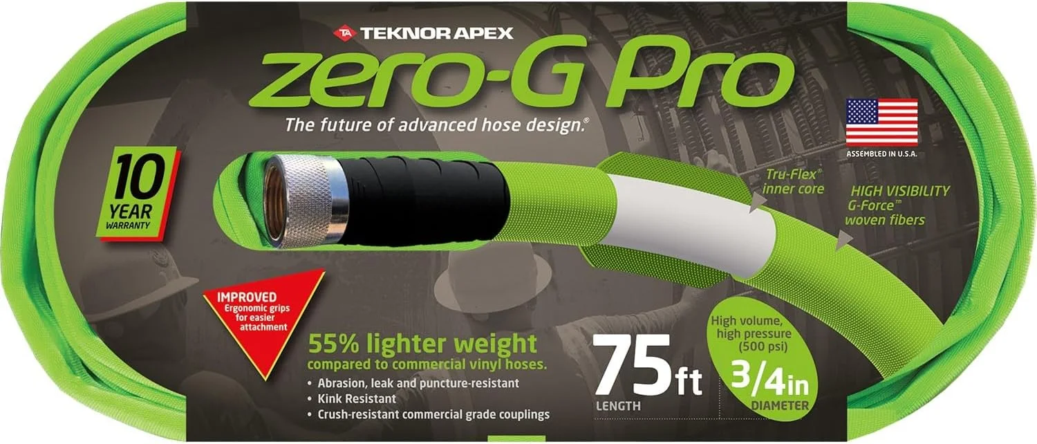4001-100 Garden Hose, 5/8 x 100', Gray - Image 2