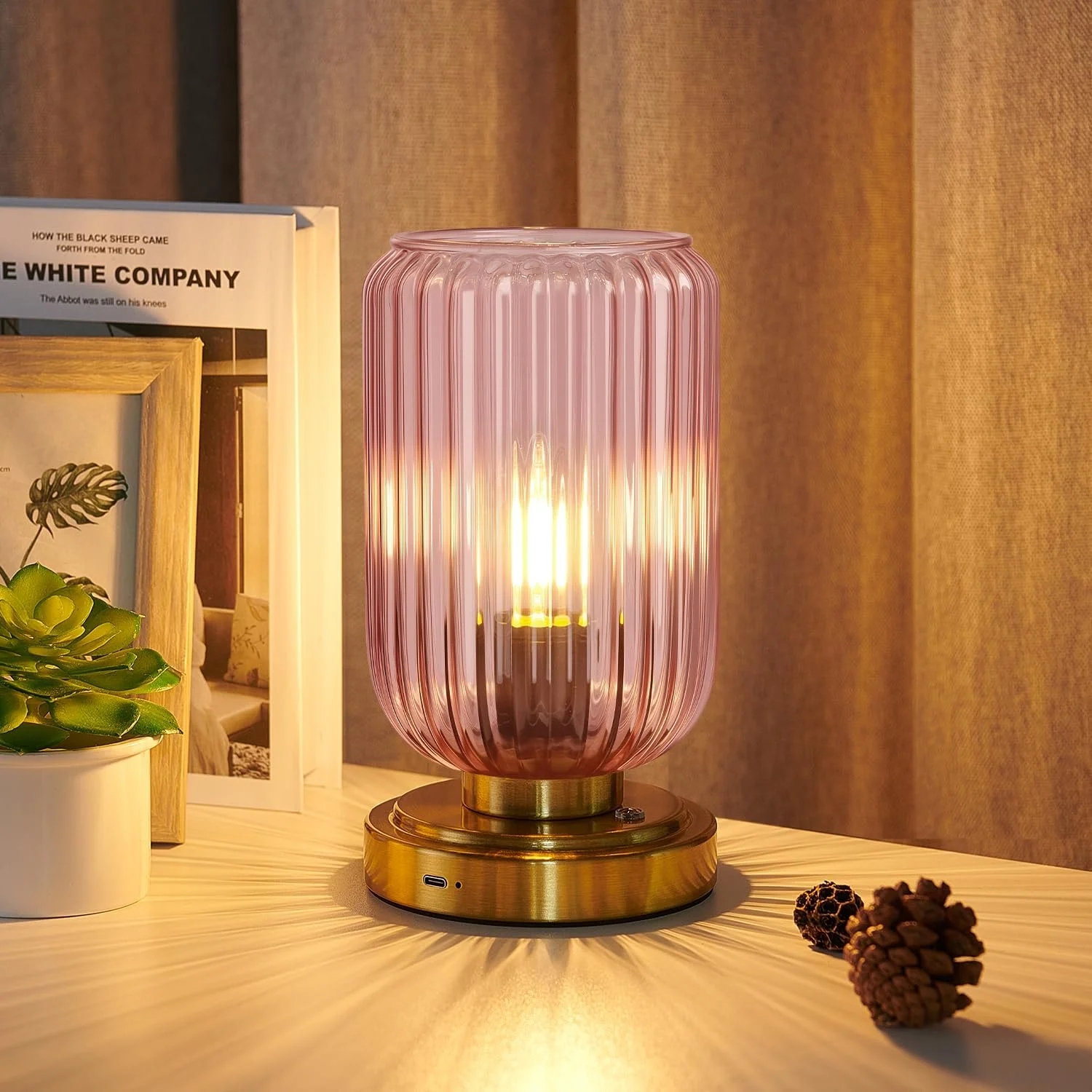 Cordless Table Lamp, Dimmable, Bulb Included - Image 3