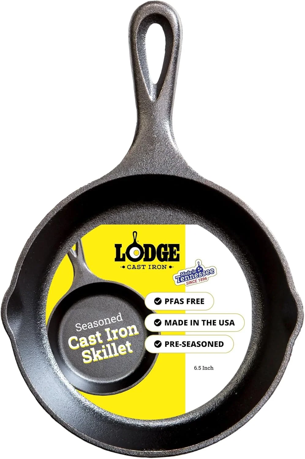 Seasoned Cast Iron Skillet Set 8, 10.25 & 12 Inches - Image 13