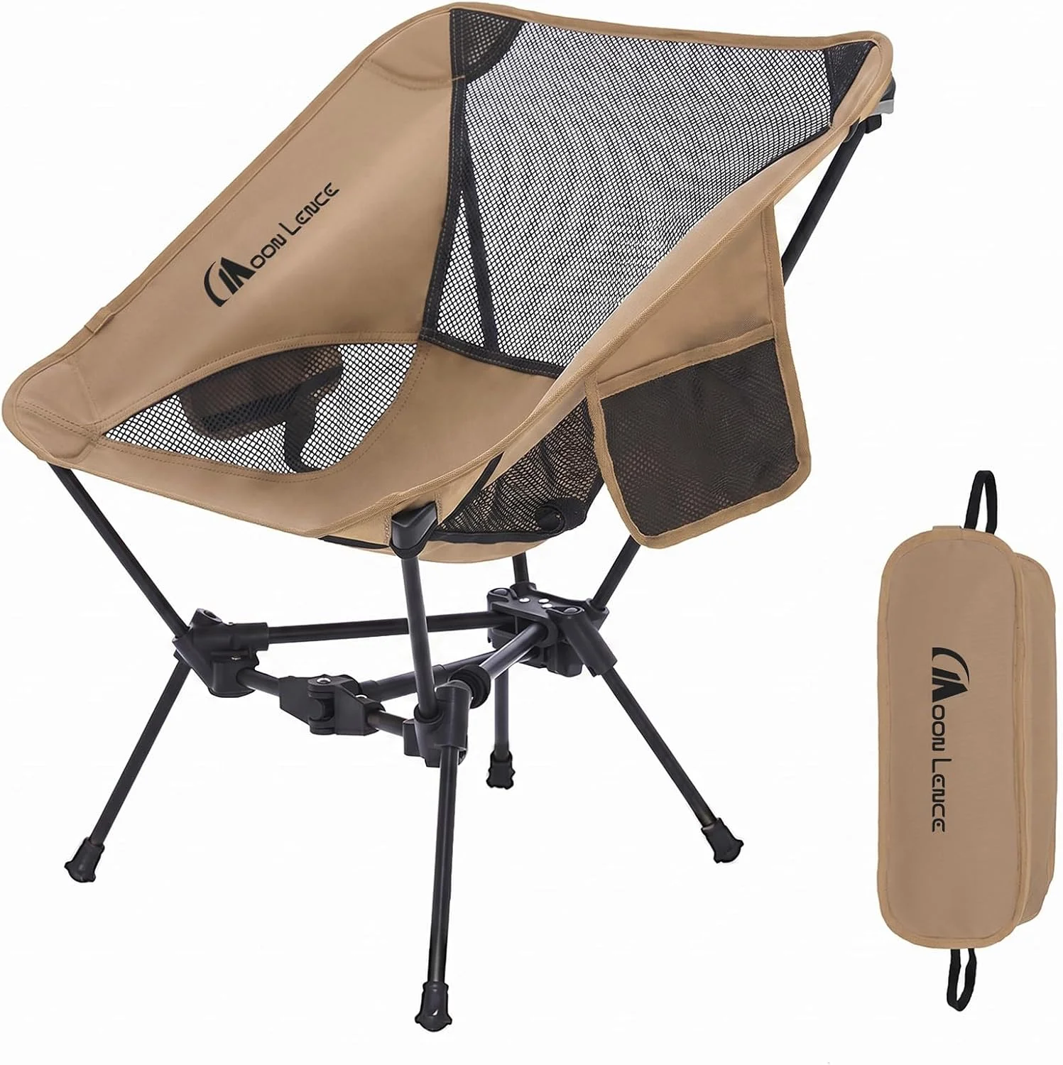 LENCE 2 Pack Portable Camping Chairs Backpacking Chair, The 4th Generation Ultralight Folding Chair - Image 2