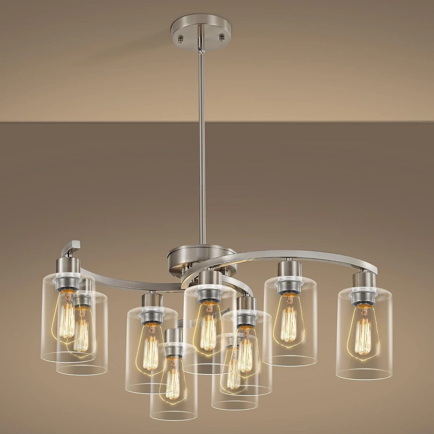 6 Light Modern Chandeliers for Dining Room - Image 5