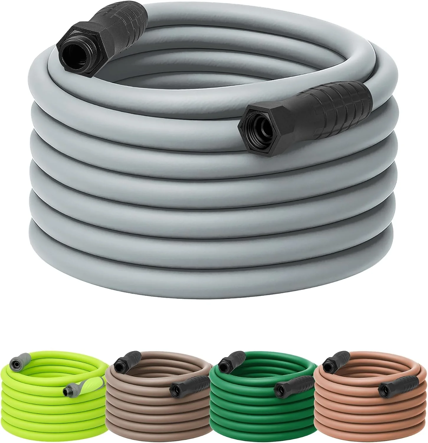 Garden Hose 5/8 in. x 100 ft., Lightweight All-Weather Water Hose, Durable and Flexible, Leak-Free Connections - Image 46