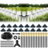 Drip Irrigation System, 200FT 1/4 Garden Watering System with 32pcs 360?? Bendable Copper Nozzles, Leak-Free - For Home Projects