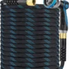 Non-Expanding Garden Hose 100 ft, Kink Free Flexible Water Hose with 10-Pattern Spray Nozzle