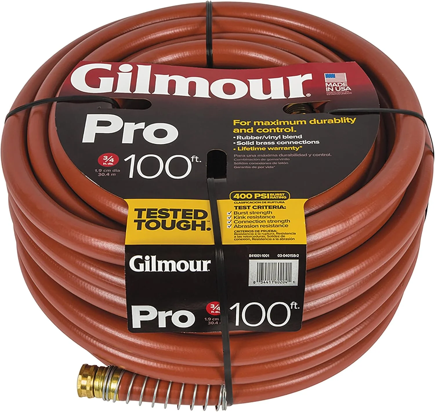 Pro Commercial 3/4 x 100' Heavy Duty Water Hose, Durable and Kink Resistant 100 ft Garden Hose - Image 5