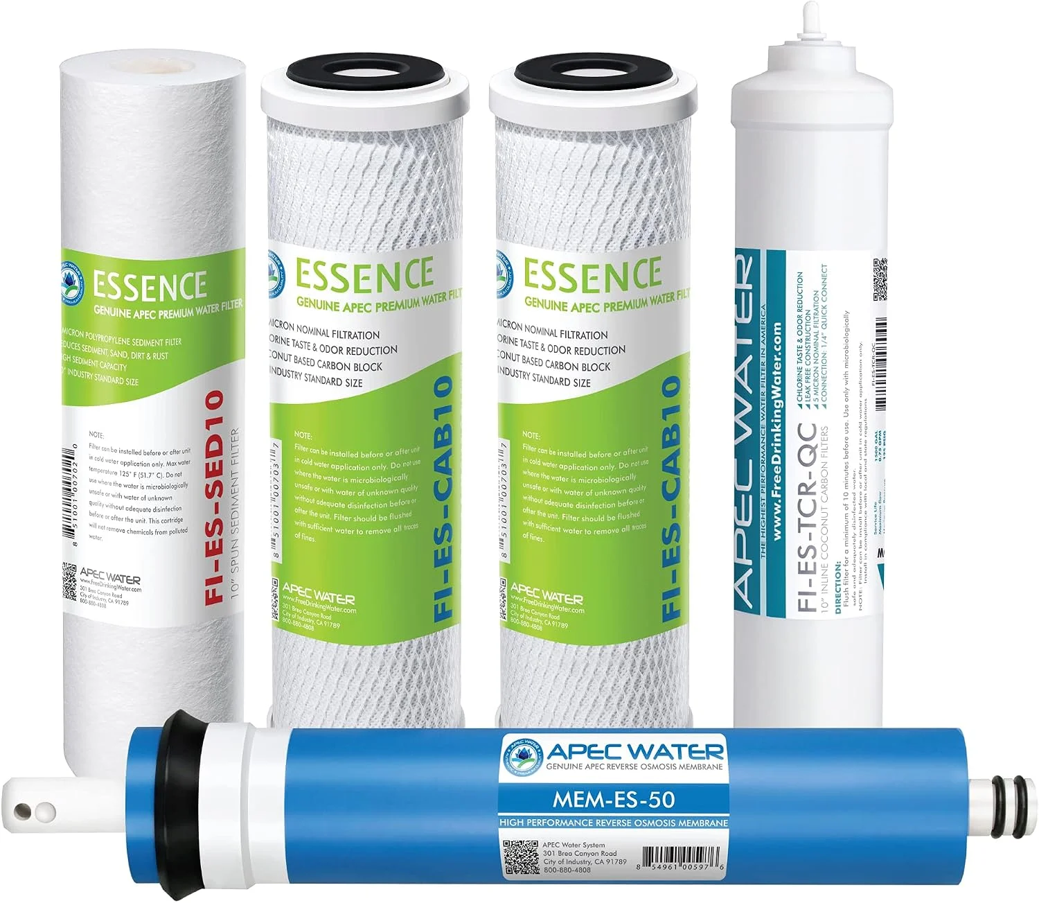 Water FILTER-MAX-ES50 Reverse Osmosis Filter Replacement Set, 50 GPD - For Home Projects - Image 5