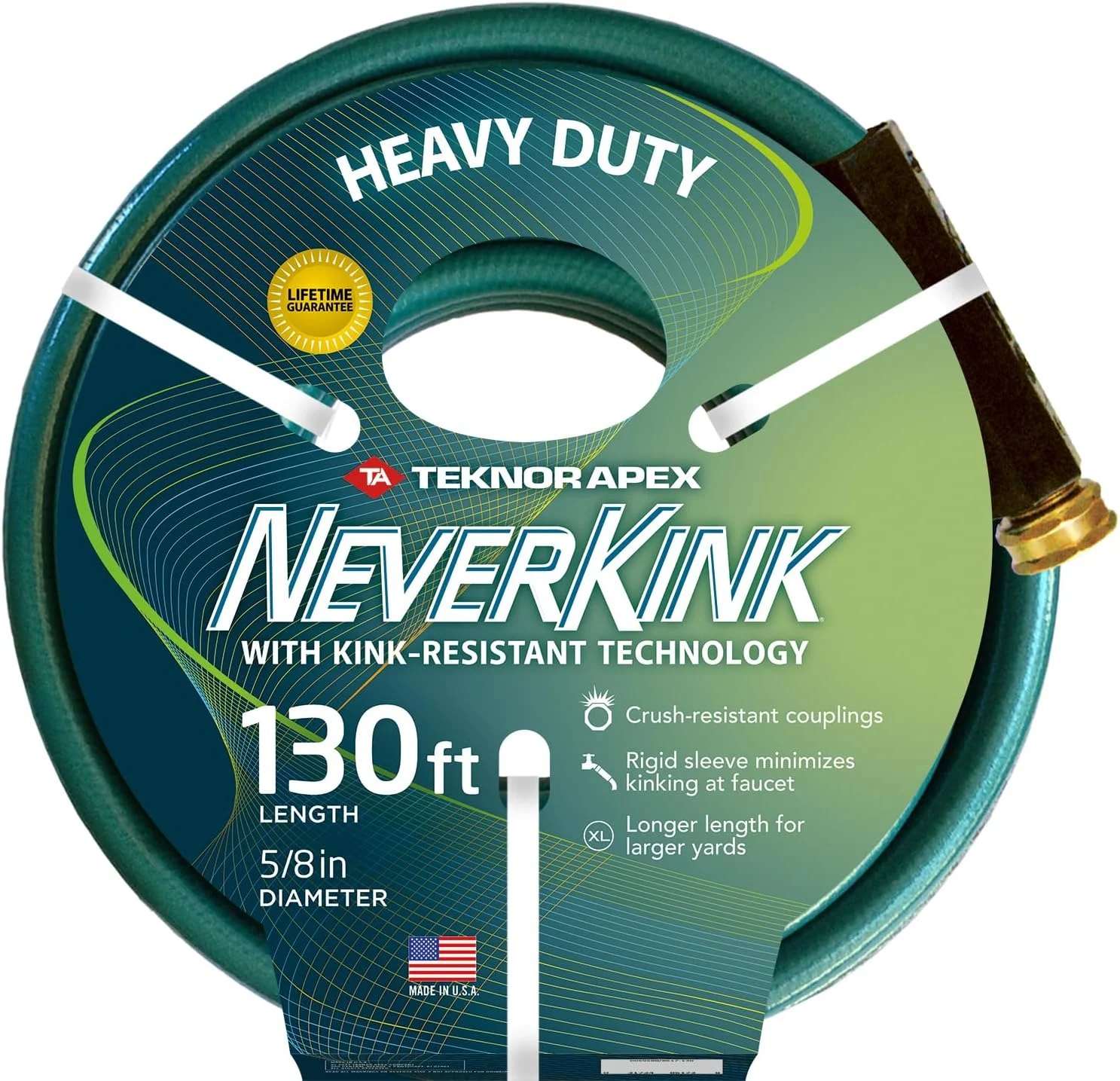 4001-100 Garden Hose, 5/8 x 100', Gray - Image 4