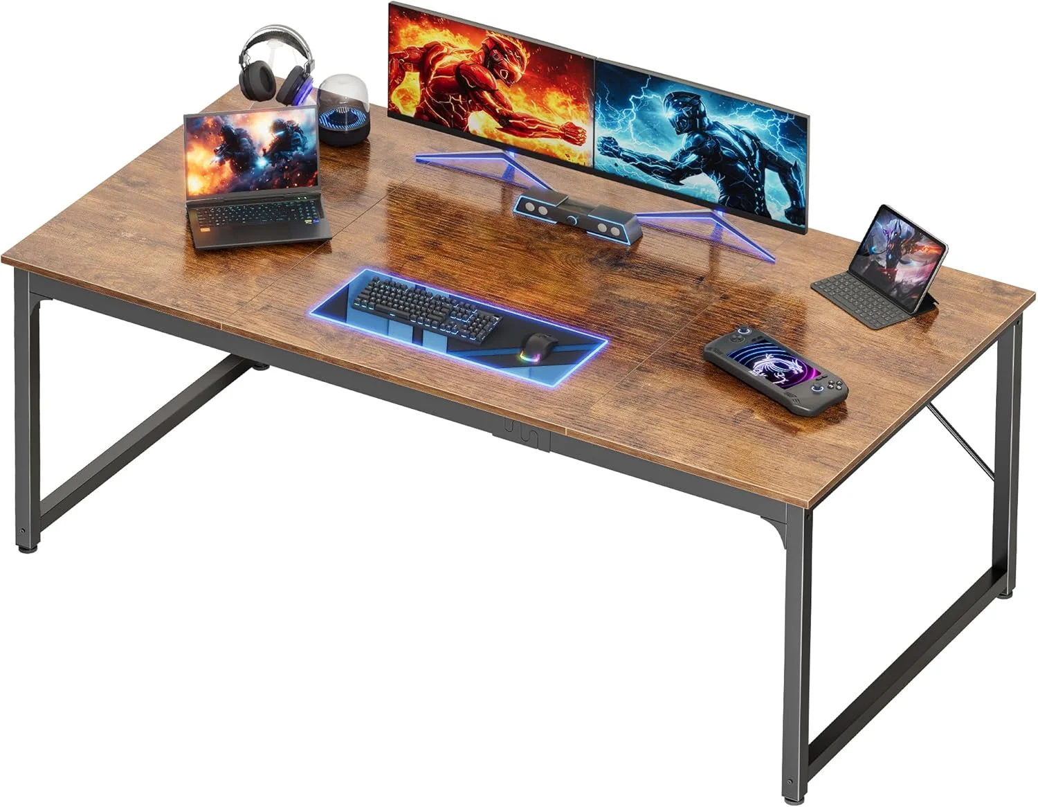 47 X 24 Inch Computer Desk with Deeper Desktop, Gaming Office Writing Work Desk for Home Office - Image 2