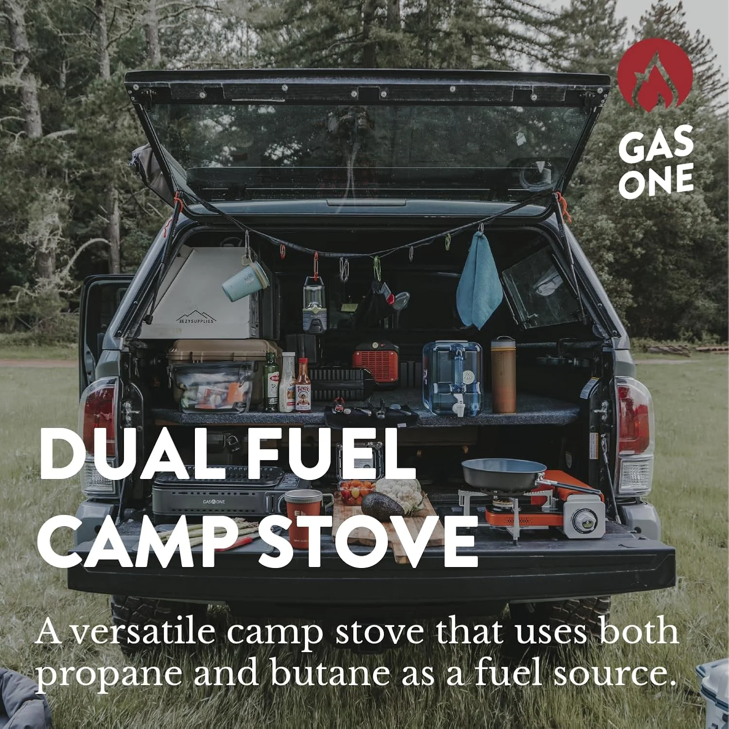 15, 000 BTU Propane or Butane Stove Dual Fuel Stove Portable Camping Stove - Image 2