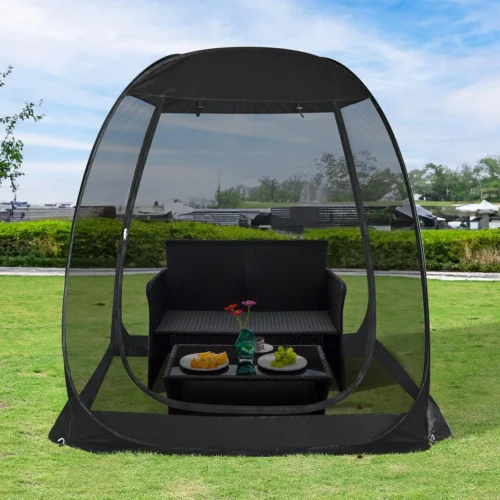 Alternative view of Pop Up Screen House Tent, Instant Outdoor Gazebo with Mosquito Netting & UPF 50+ Sun Protection
