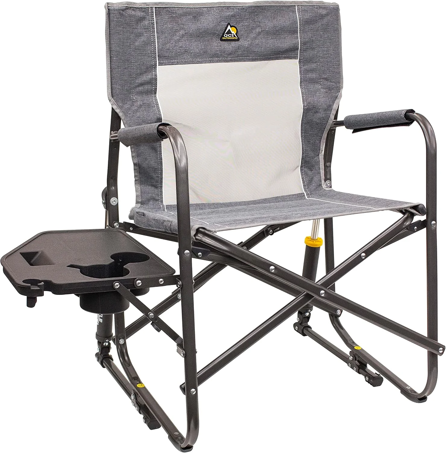 Outdoor Freestyle Rocker Camping Chair - Black - Image 7