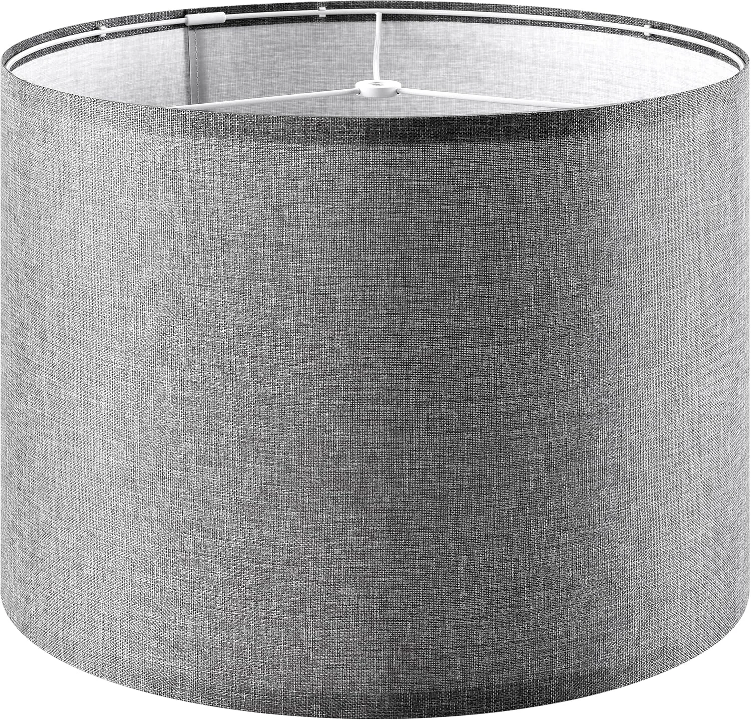 Drum Lampshades for Table, Modern & Rustic Interiors, 2-Piece Set