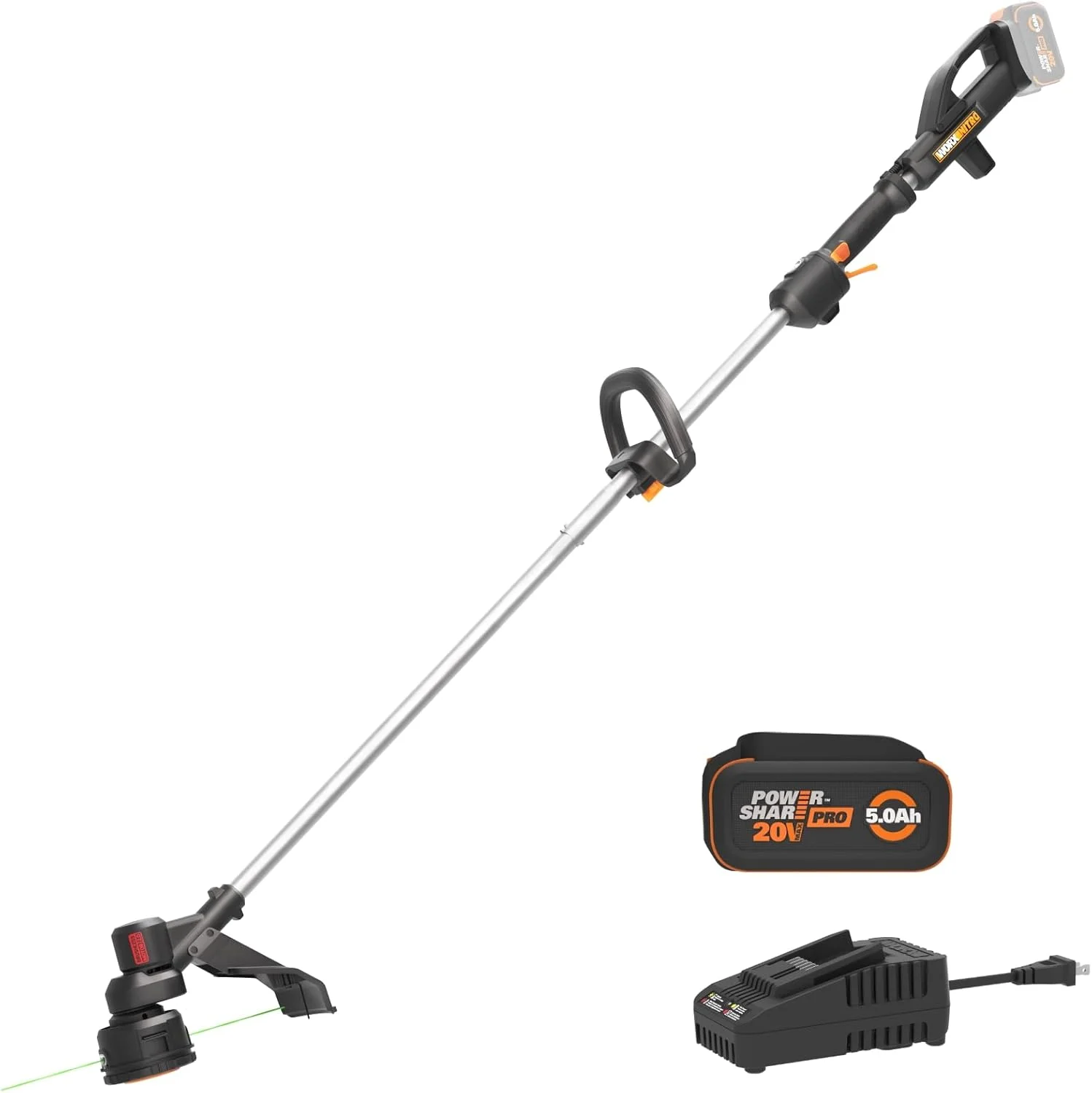 20V 10 2-in-1 Cordless String Trimmer & Lawn Edger for Yard, WG154