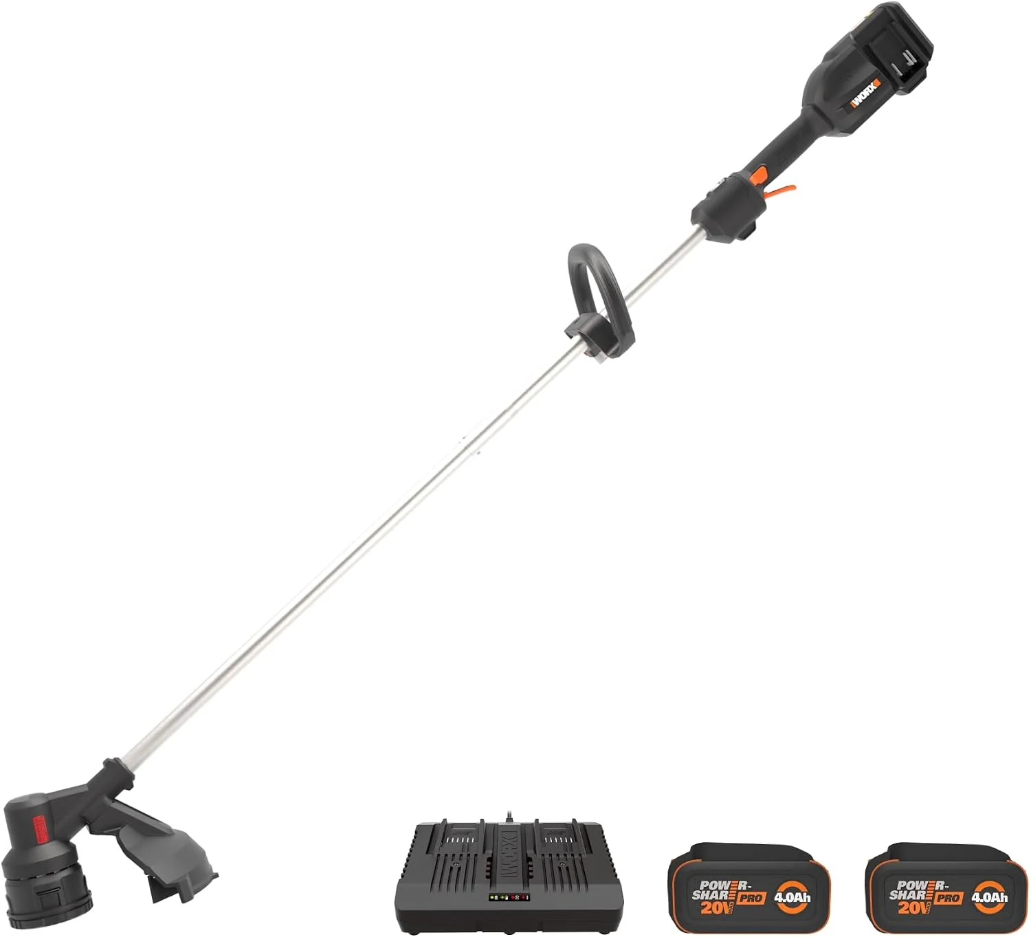 20V 10 2-in-1 Cordless String Trimmer & Lawn Edger for Yard, WG154 - Image 3