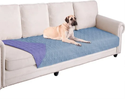 Alternative view of Ameritex Waterproof Dog Bed Cover Pet Blanket for Furniture Bed Couch Sofa Reversible