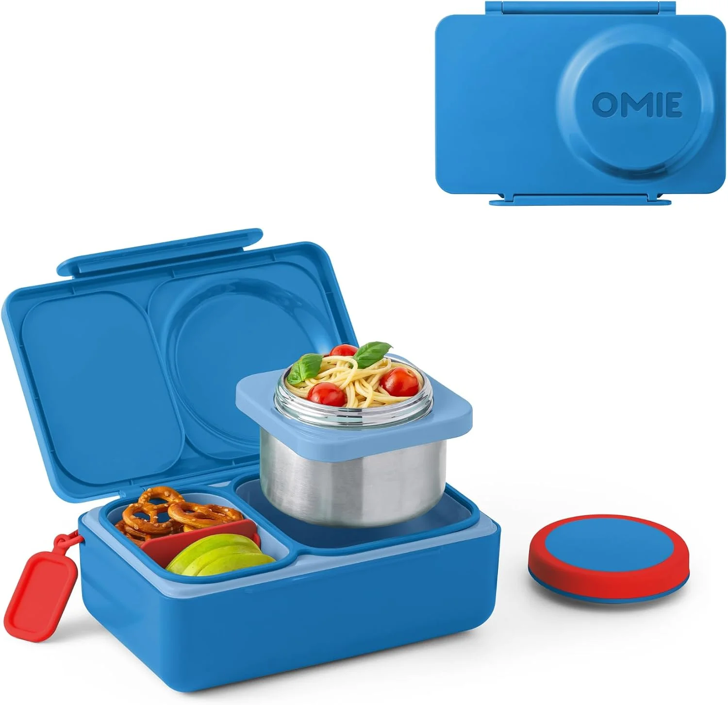 OmieBox UP Kids Insulated Bento Box, Graphite - Image 4