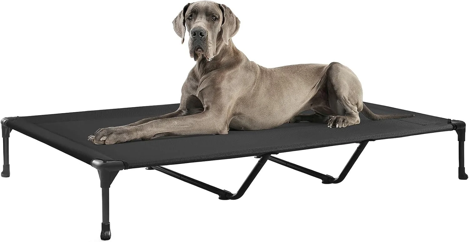 Veehoo Large Elevated Outdoor Dog Bed, Cooling Camping Raised Dog Cot - Image 2