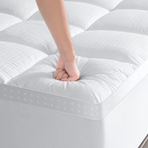 MEROUS Mattress Topper Extra Thick Ultra Soft&Breathable(Cream,Queen)