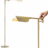 Leaf Pharmacy LED Reading Lamp, Dimmable Floor Lamp with Easy Rotation over Chair or Desk for Living Rooms & Offices, Adjustable Standing Tall Lamp